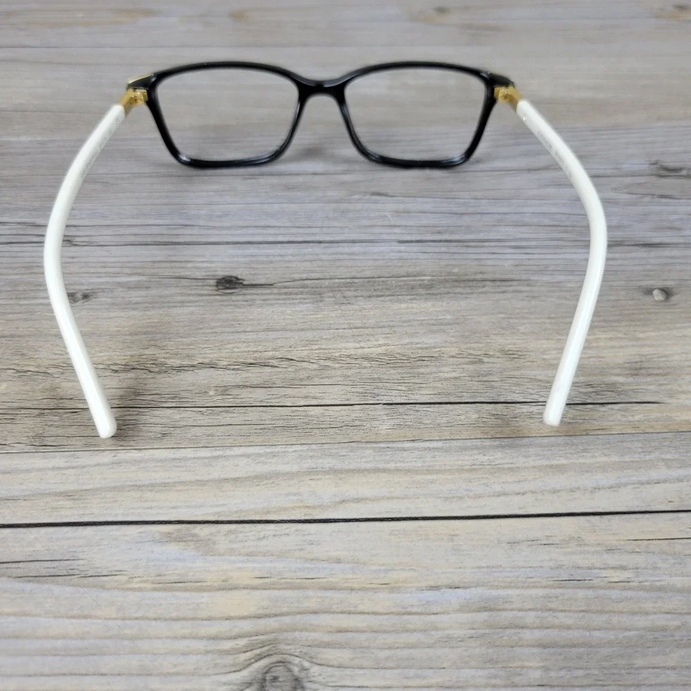Coach Eyeglass Frames HC 6077 5340 Black/Ivory Rectangular Women 51-15-135